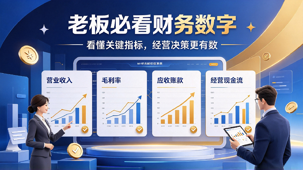 老板每月该看的6个财务数字：别再只问