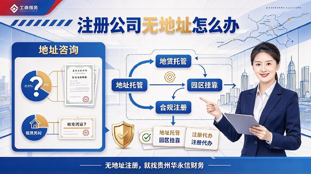 没有办公地址能在贵阳注册公司吗？3种正规方案-贵州华永信财务