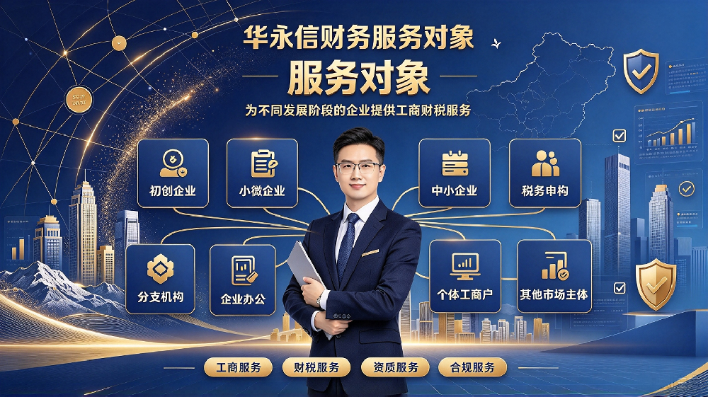 华永信财务主要服务哪些行业客户？