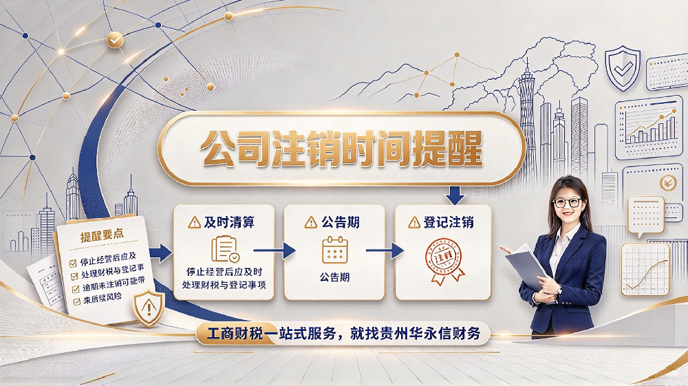 注销一家公司要多久?各环节时间表一次看懂-贵州华永信财务